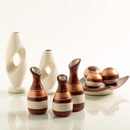 Jogo de Cerâmica Completo Para Decoração Casa Sala rack Centro de Mesa 9 Peças