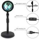 Luminária Pôr do Sol LED 16 Cores HOMING com Controle Remoto e USB