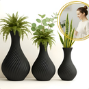 Kit 3 Vasos Espiral – Moderna, Elegante e Estilo Escandinavo Clean