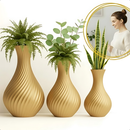 Kit 3 Vasos Espiral – Moderna, Elegante e Estilo Escandinavo Clean