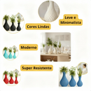 Kit 3 Vasos Espiral Moderna Elegante Luxo Decoração Interna Trio Decorativo Estilo Escandinavo Clean