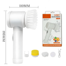 Escova De Limpeza Ajustável Janela, Banheiro e Cozinha Ferramenta 5 em 1 Recarregável